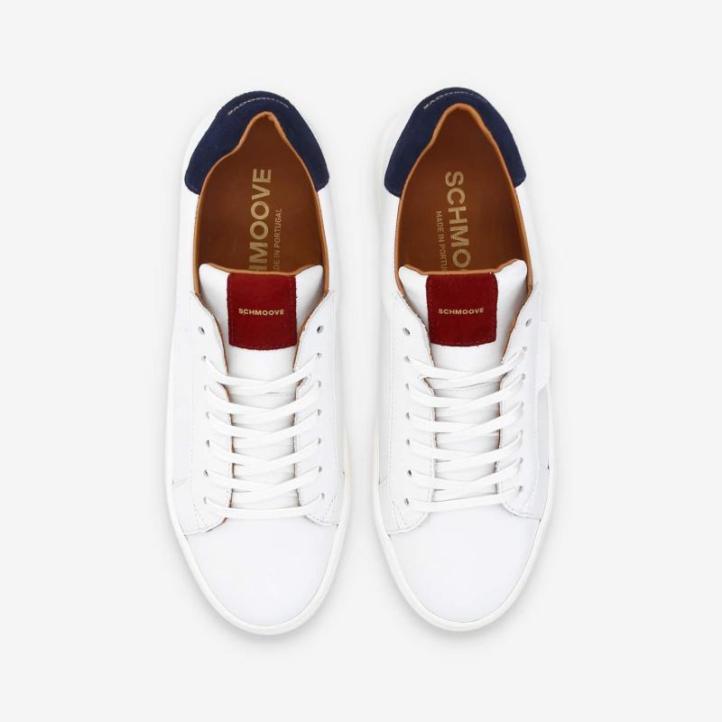 SPARK CLAY M - NAPPA/SUEDE/SDE -  BLANC/ROUGE/BLEU